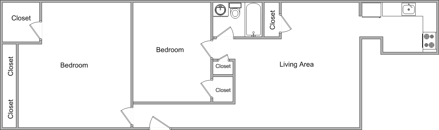 Two Bedroom Large Two Bedroom Large